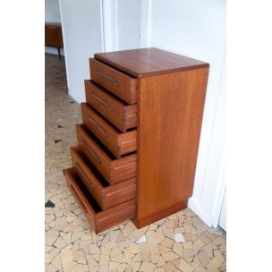 Vintage GPlan 6-drawer storage