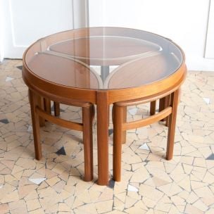 Vintage round coffee table