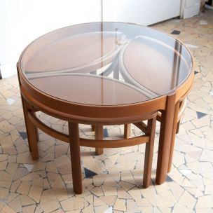 Vintage round coffee table