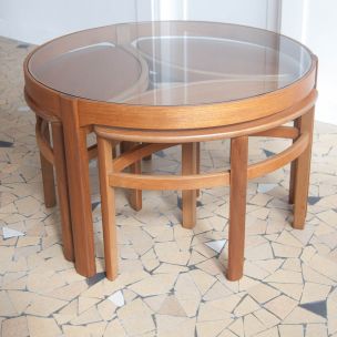 Vintage round coffee table