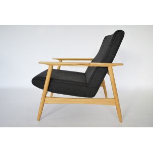 Paire de fauteuils vintage Azuolas gris par Valerija Ema Cukermanien