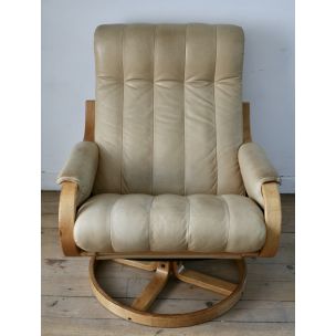 Vintage Ingmar Relling Orbit swivel chair for Westnofa