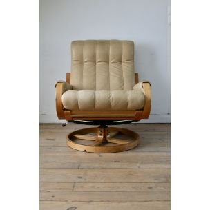 Vintage Ingmar Relling Orbit swivel chair for Westnofa