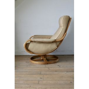 Vintage Ingmar Relling Orbit swivel chair for Westnofa