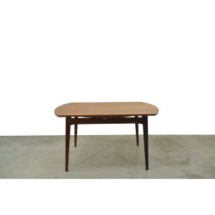 Vintage teak table by Louis van Teeffelen for WéBé