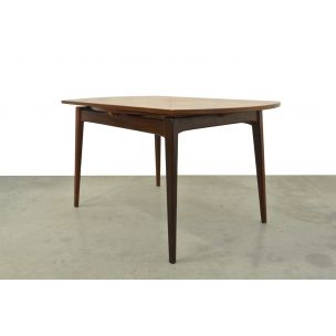 Table vintage en teck Louis van Teeffelen pour WéBé