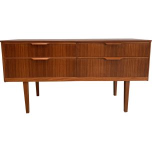 Vintage sideboard in teak by Frank Guille for Austinsuite London,1960