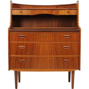 Vintage writing desk in teak Denmark 1960s