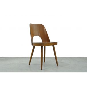 Set of 6 vintage beech chairs by Oswald Haerdtl for Thonet