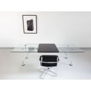 Vintage Norman Foster large "Nomos" table for Tecno