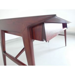 Vintage Silvio Cavatorte desk in mahogany