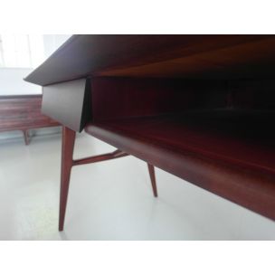 Vintage Silvio Cavatorte desk in mahogany