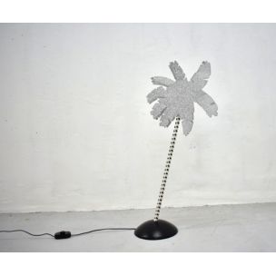Vintage Palm Tree lamp for Fiorucci in metal 1980