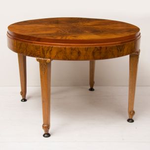 Vintage table in walnut 1930