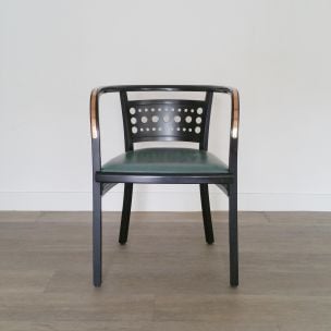 Chaise vintage Postsparkasse par Otto Wagner pour Thonet 1992