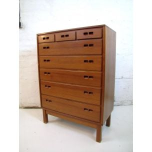 Vintage danish chest of drawers in teak 1960