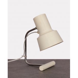 Lampe vintage pour Napako en métal blanc 1970