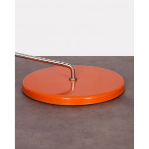 Lampe vintage pour Likodov en métal orange 1960