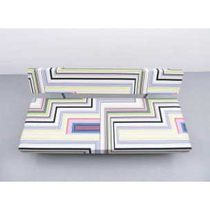 Spectrum metal and Christian Lacroix fabric sofa, Martin VISSER - 1958