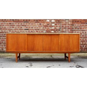 Vintage light oak sideboard by E.W. Bach 1960