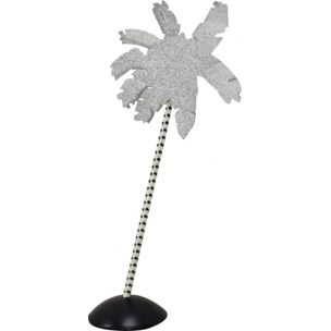 Lampe vintage Palm Tree pour Fiorucci en métal 1980