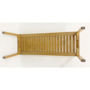 Pair of vintage 153 benches for Artek in birch 1940