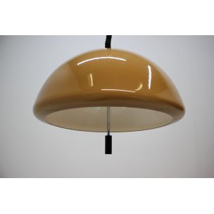 Vintage hanging lamp Guzzini Space Age by Meblo Italy 1970s