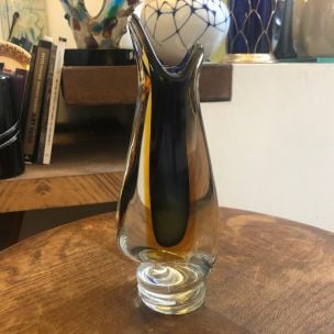 Vase vintage en verre de murano,1970