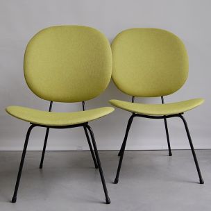 Vintage pair of dining chairs model 301 by Kembo,1960