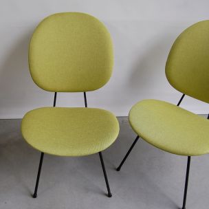 Vintage pair of dining chairs model 301 by Kembo,1960