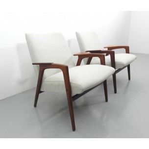 Paire de fauteuils Pastoe en teck, Yngve EKSTROM - 1960