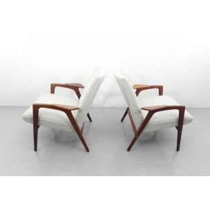 Paire de fauteuils Pastoe en teck, Yngve EKSTROM - 1960
