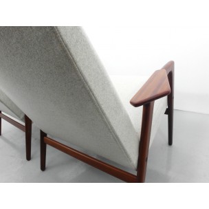 Pair of Pastoe teak armchairs, Yngve EKSTROM - 1960s