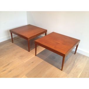 2 vintage side tables from the 50s