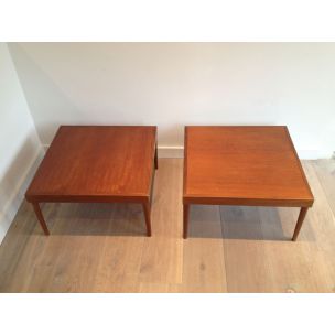 2 vintage side tables from the 50s