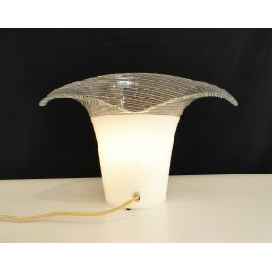 Murano glass italian vintage lamp 1980 
