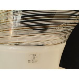 Murano glass italian vintage lamp 1980 