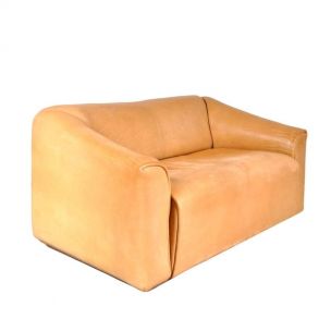 Vintage DS47 sofa by De Sede in beige leather 1960s