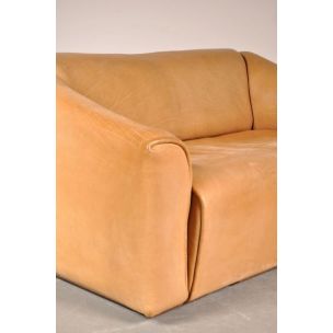 Vintage DS47 sofa by De Sede in beige leather 1960s