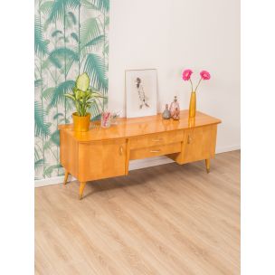 Vintage german chest of drawers in cherrywood 1950s