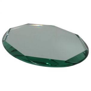 Centro de mesa de cristal italiano vintage 1950