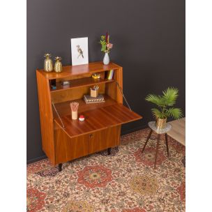 Vintage german secretary desk in teakwood 1960s