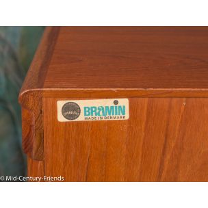 Enfilade vintage pour Bramin en bois de teck 1960