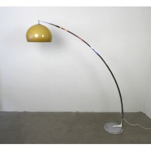 Vintage floor lamp extendable arc Germany 1970s