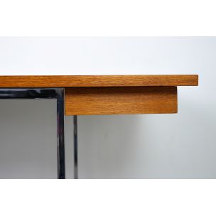 Vintage desk in teak and chrome frame, Germany, 1964