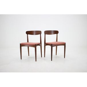 Set of 4 vintage dining chairs in teak by Johannes Andersen 1960s