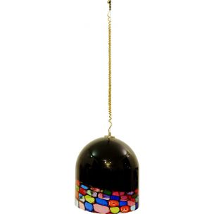 Vintage hanging lamp in Murano glass Italy 1960s