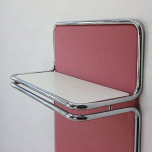 Vintage coat rack in pink from the 70s 