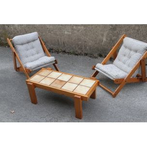Paire de fauteuils Kontiki par Gillis Lundgren pour Ikea,1974