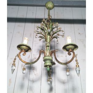 Vintage chandelier by La Maison Baguès,1940